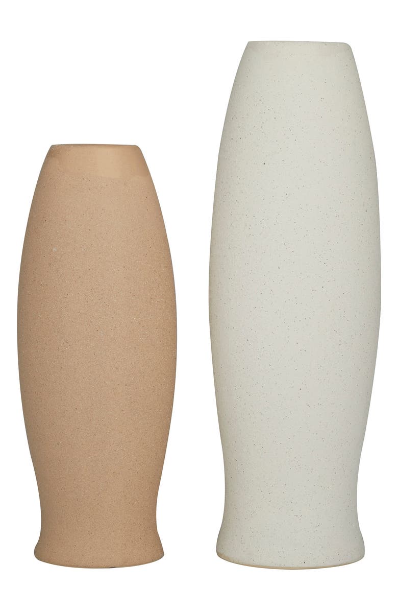 Novogratz Multi Colored Ceramic Easter Island Head Vase - Set of 2, Alternate, color,
