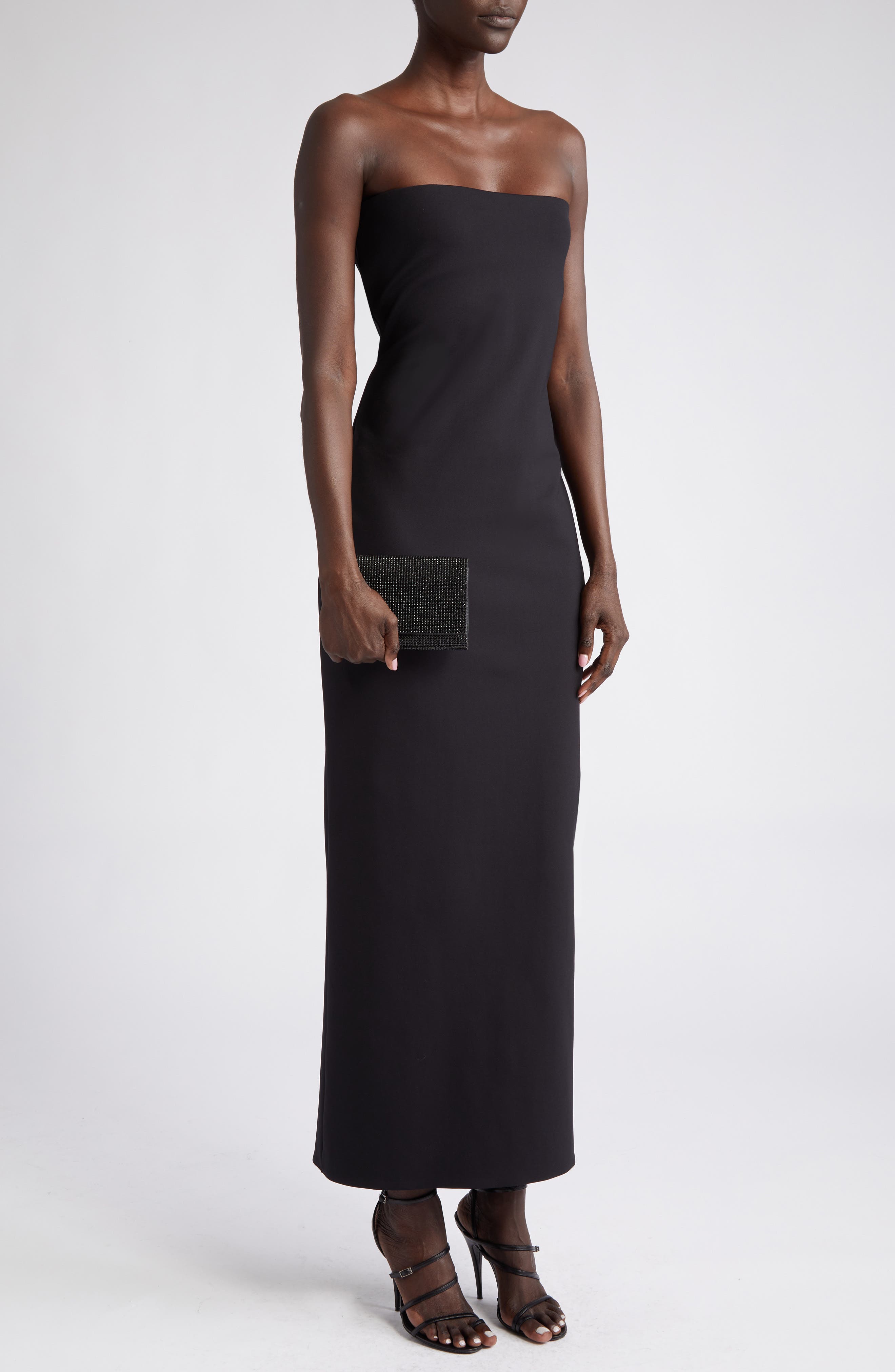 JUDITH LEIBER COUTURE Fizzy Beaded Clutch, Alternate, color, Ebonized Jet