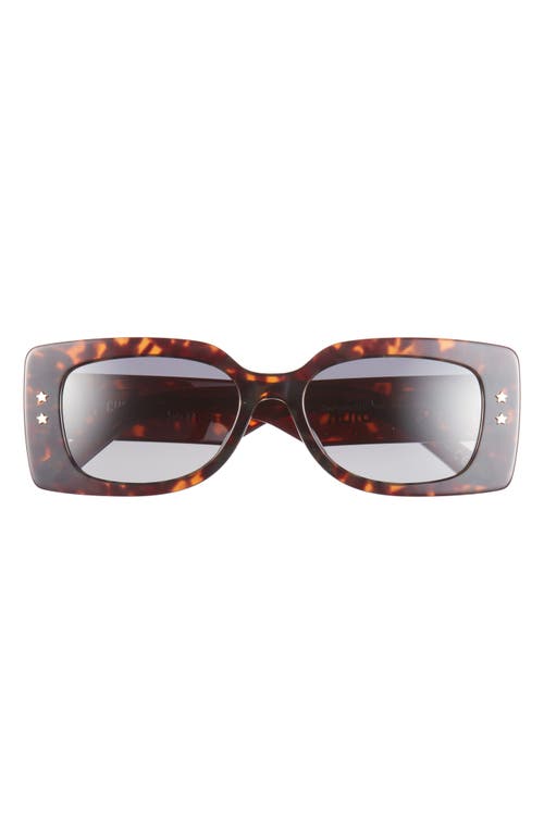 Dior 'pacific S1u 53mm Rectangular Sunglasses In Gold