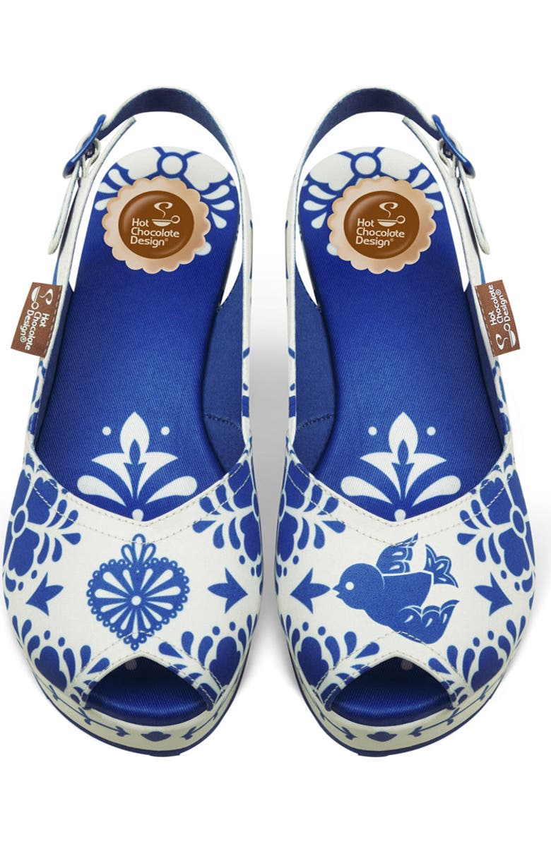 Hot Chocolate Design Talavera Women's Wedge Sandals, Alternate, color,