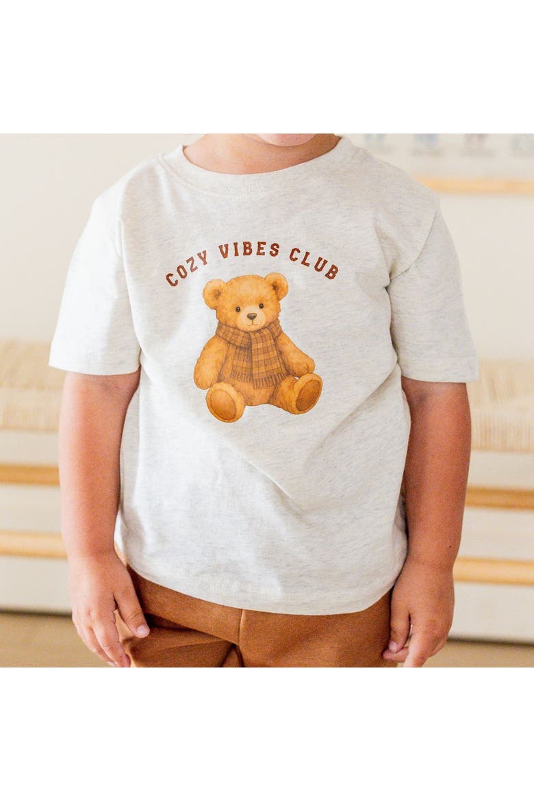 Cozy Teddy Short Sleeve T-Shirt, Alternate, color, Natural Heather