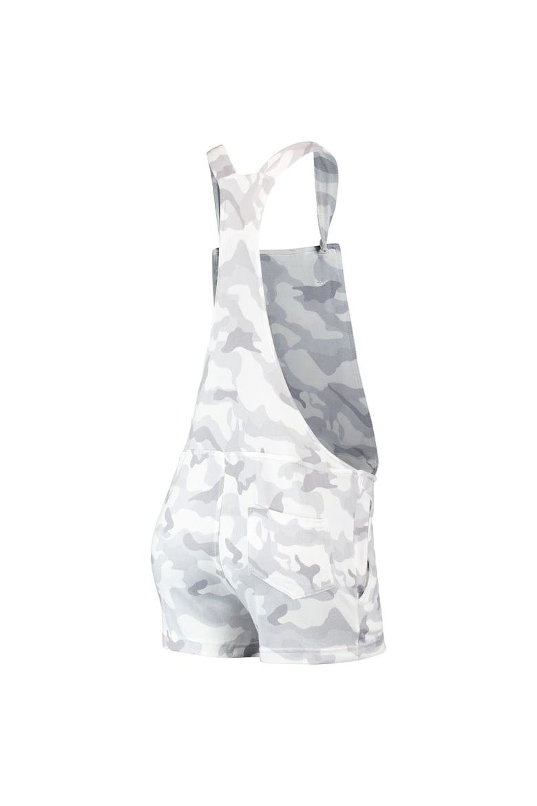 Women's Concepts Sport Gray Los Angeles Angels Camo Romper Overalls, Alternate, color, Gray