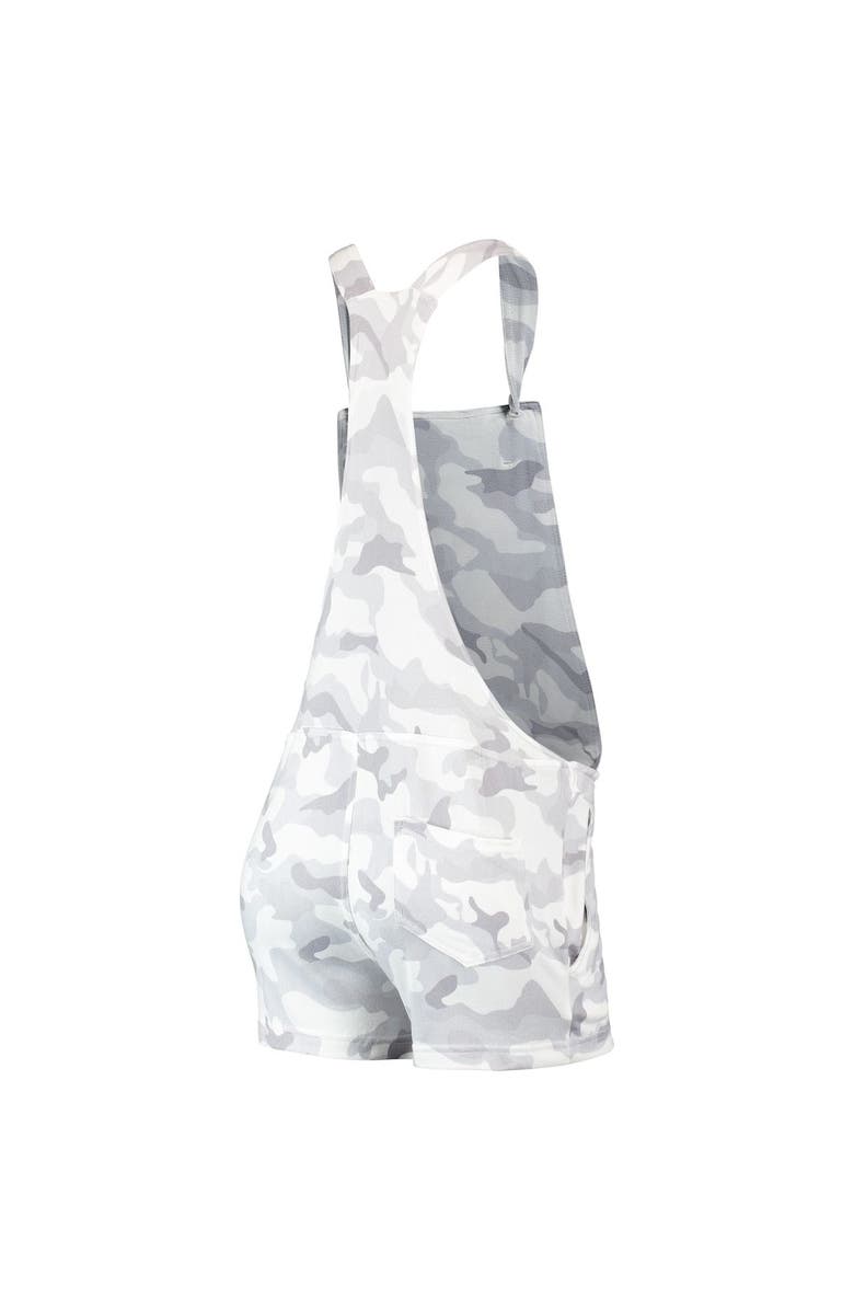 CONCEPTS SPORT Women's Concepts Sport Gray Los Angeles Angels Camo Romper Overalls, Alternate, color,