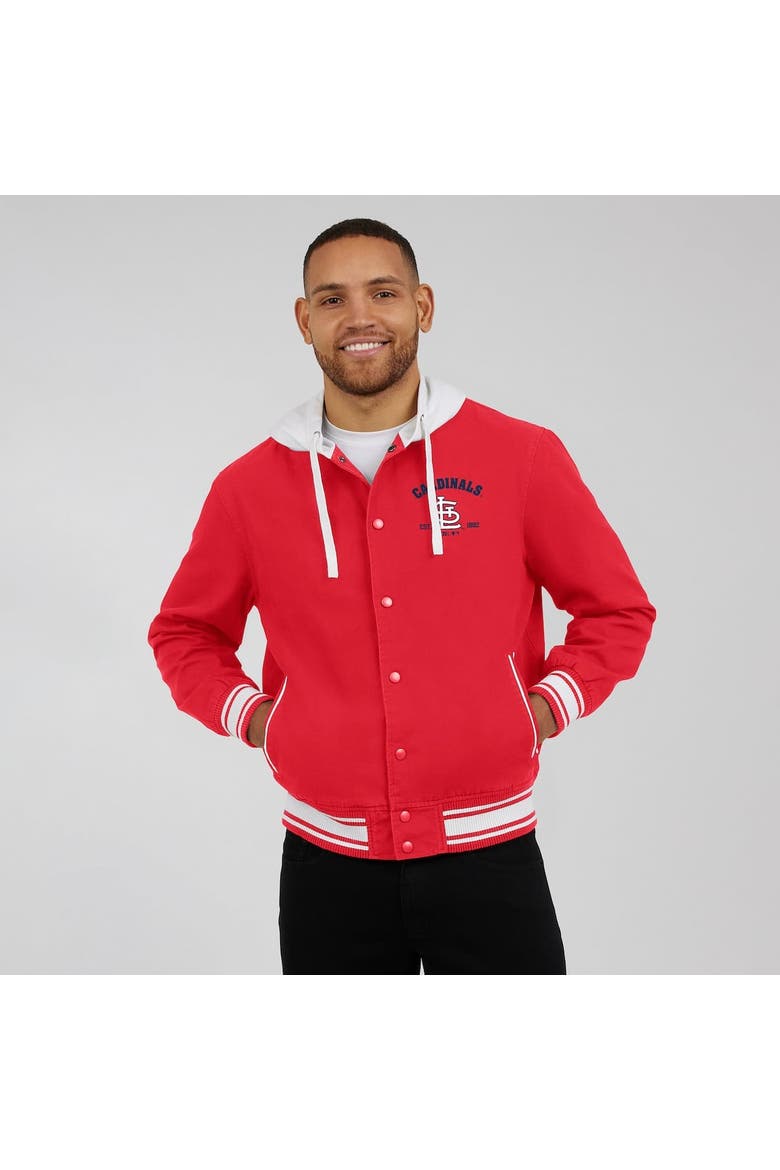 Men's Darius Rucker Collection by Fanatics  Red St. Louis Cardinals Full-Snap Hooded Jacket, Alternate, color, Red