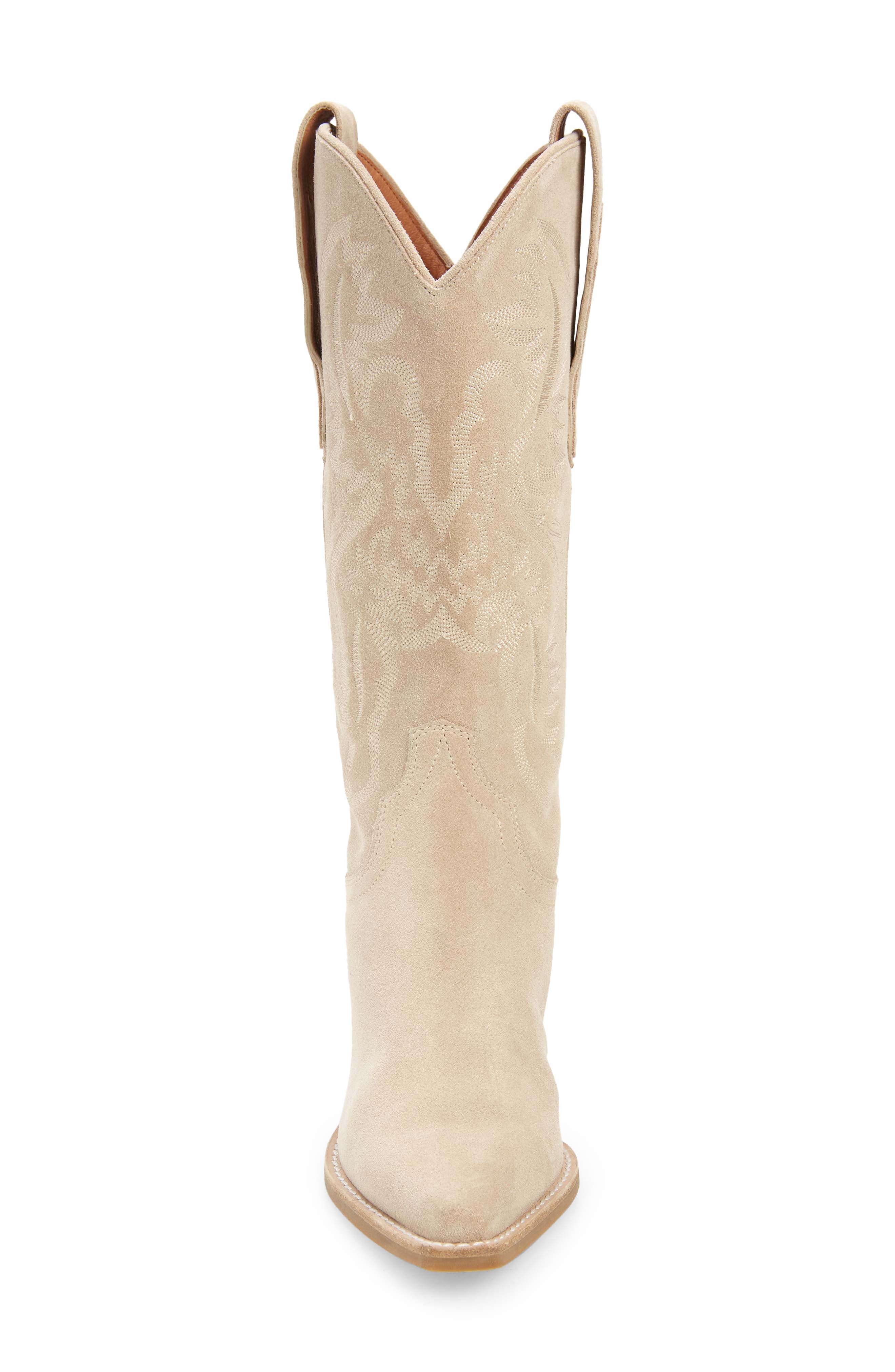 Dagget Western Boot, Alternate, color, SAND SUEDE