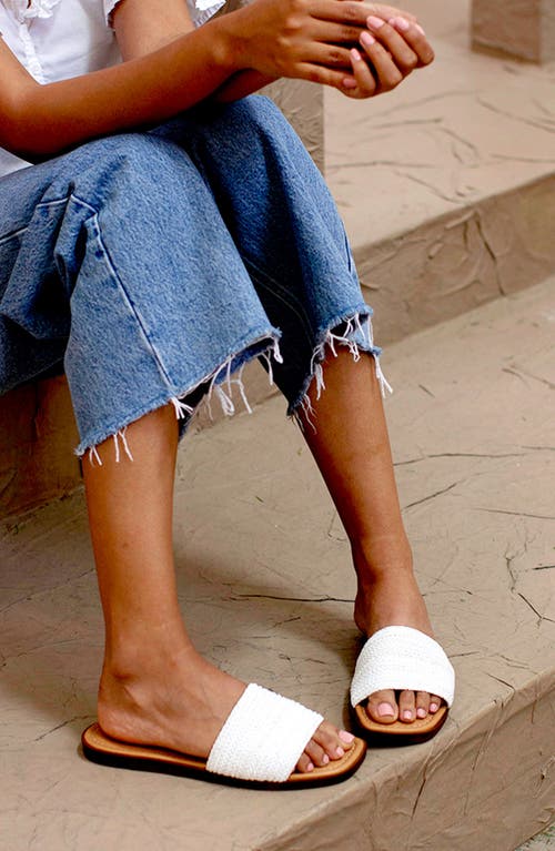 SEYCHELLES SEYCHELLES PALMS PERFECTION SLIDE SANDAL