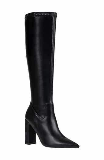 Abigail Faux Leather Knee High Boot