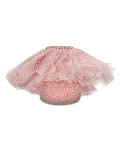 Memoi Oversized Tutu Ballerina Anklet Socks In Pink