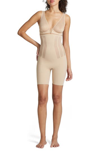 Commando Luxe Control High Waist Shaping Shorts In Multi