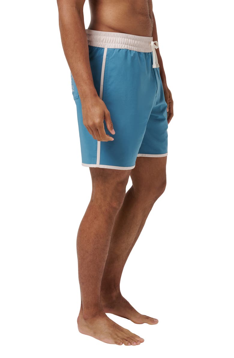 TravisMathew Lost Cave Swim Trunks, Alternate, color, Pacific Coast