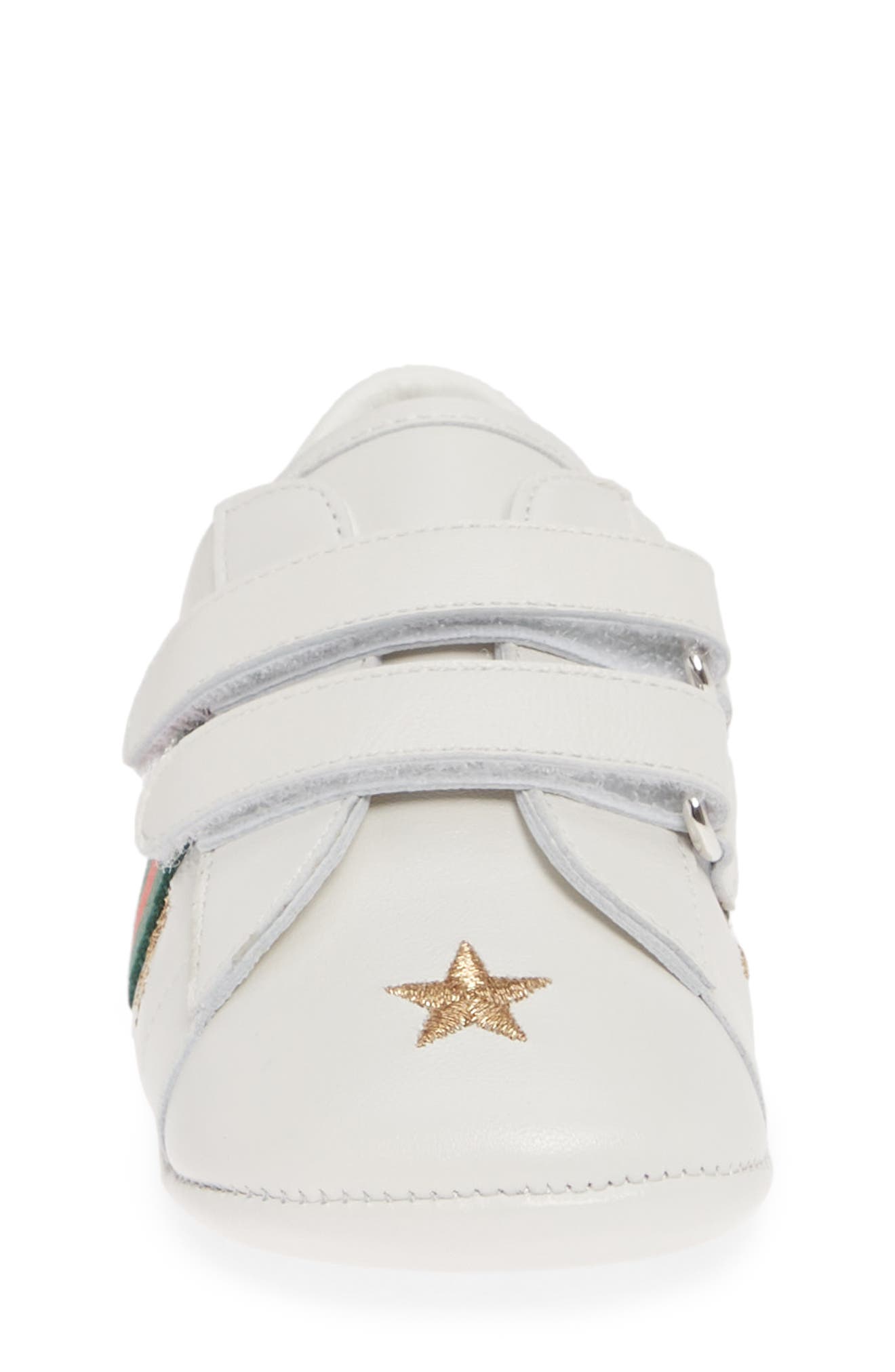 Gucci New Ace Crib Shoe, Alternate, color, 