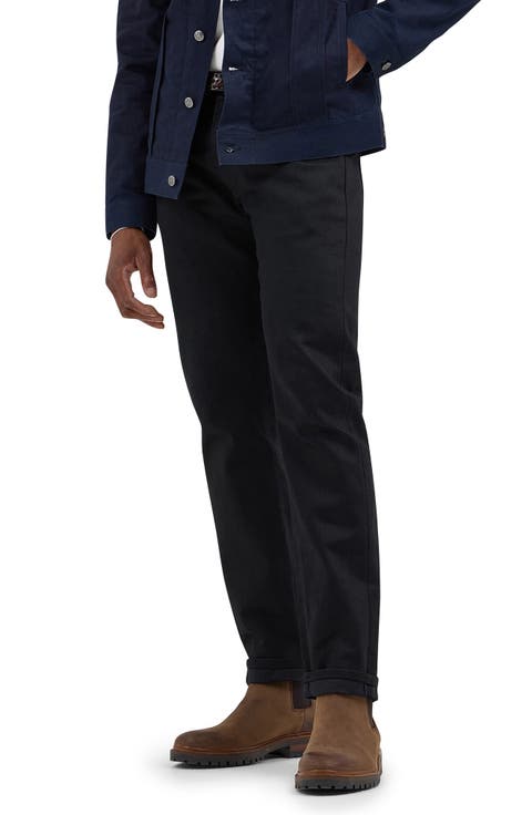 101 S Regular Tapered Leg Jeans (Dry Black)