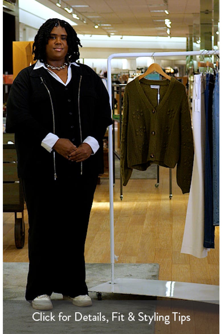 Melody Relaxed Fit Pointelle Cardigan video