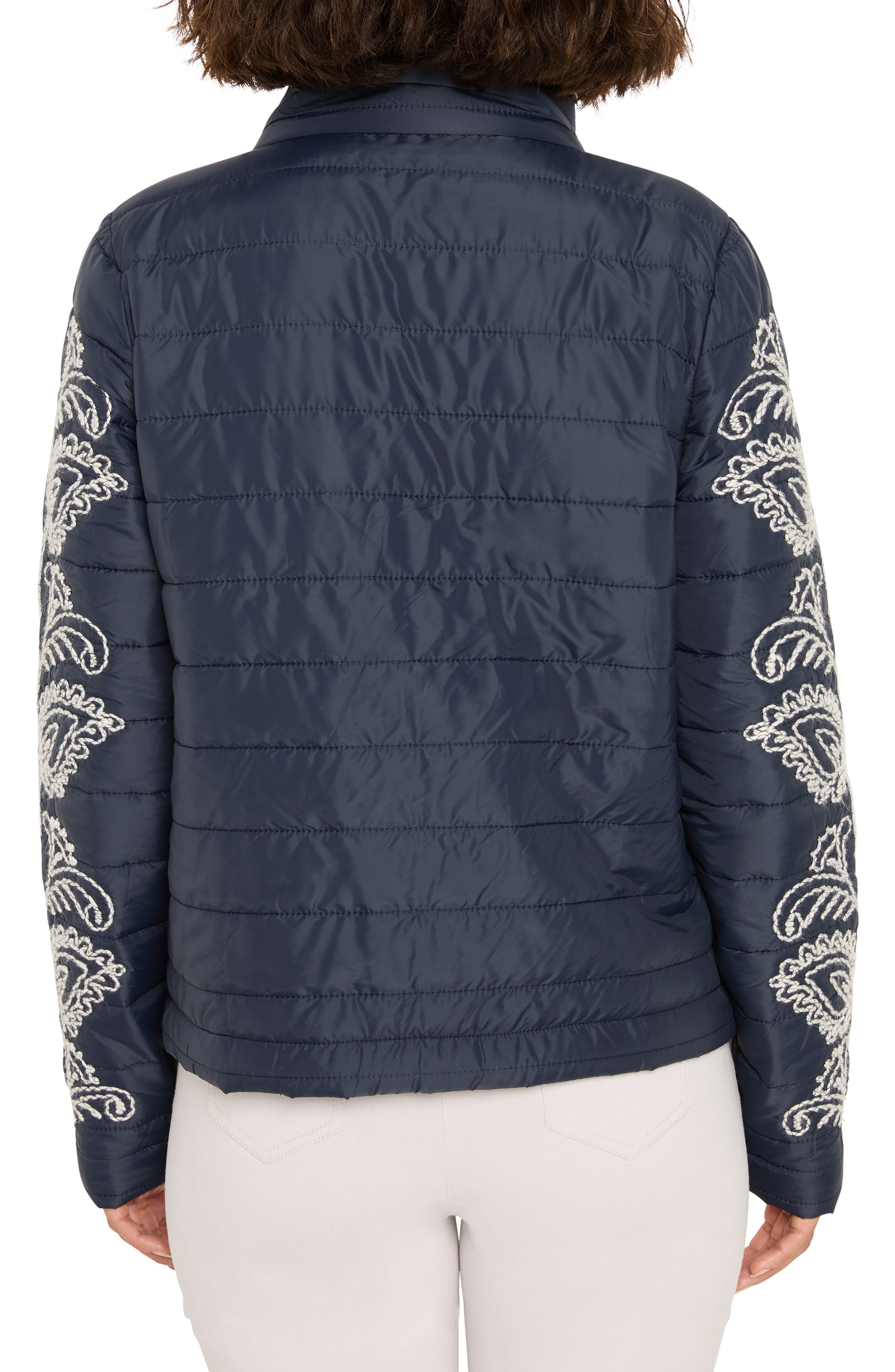 Embroidered Puffer Jacket - image 2