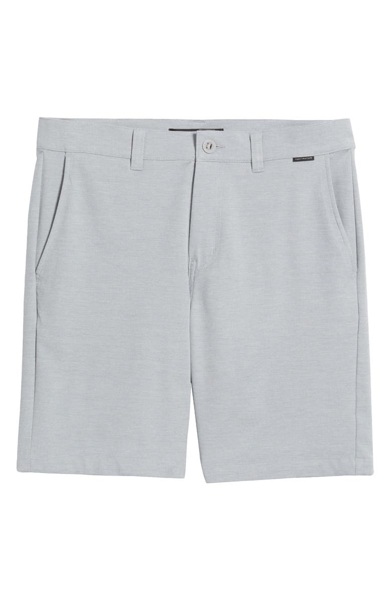 TravisMathew Men's Adirondack Stretch Shorts, Alternate, color, Heather Sleet