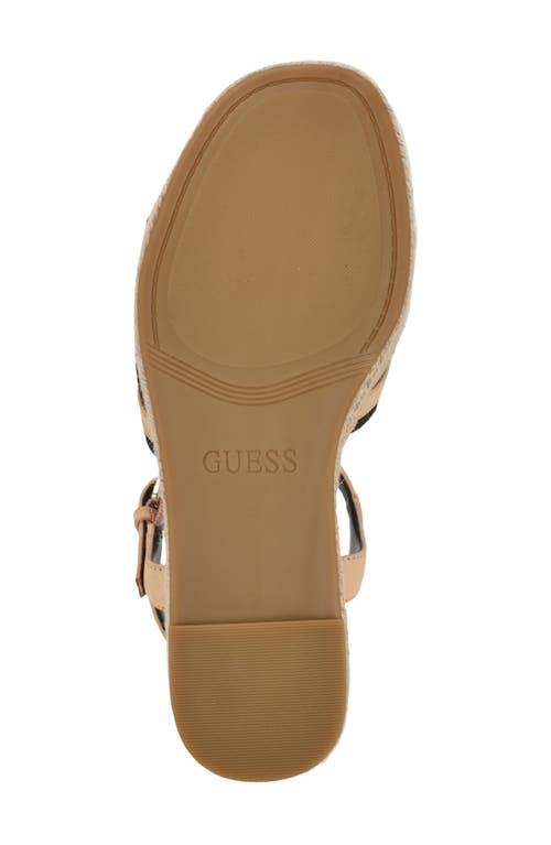 Guess Taani Platform Wedge Sandal In Black