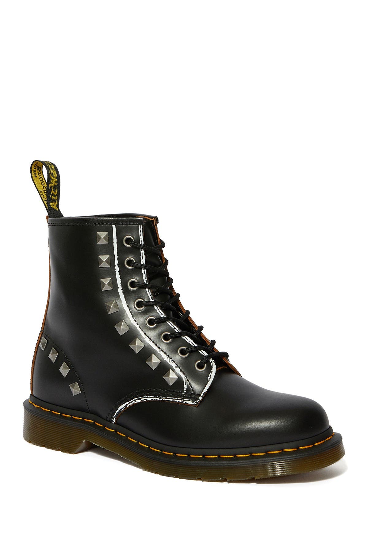 Dr. Martens 1460 Stud Lace-Up Boot, Main, color, 