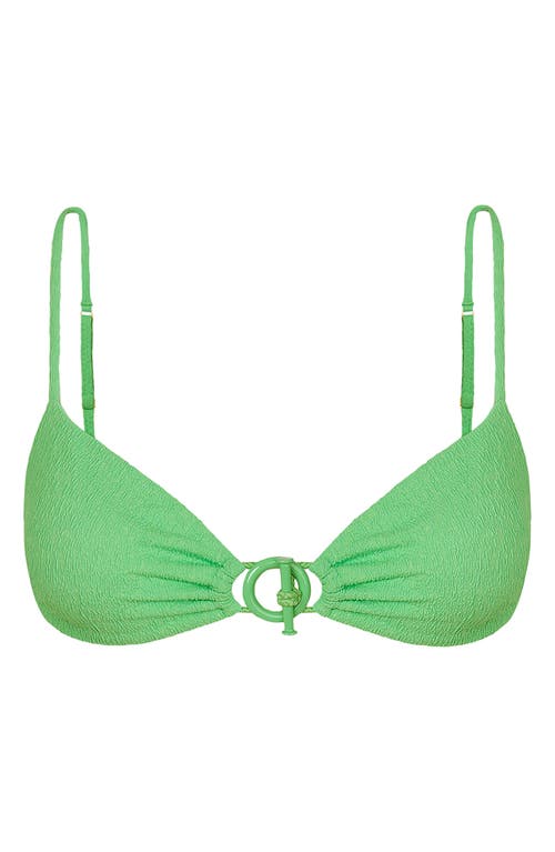Vix Swimwear Firenze Audrey Erin Bikini Top In Light Green