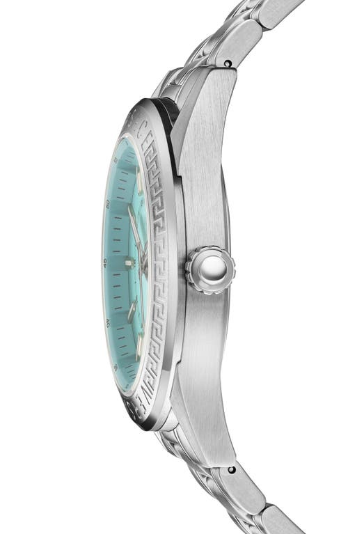 VERSACE VERSACE V-CODE GMT BRACELET WATCH, 42MM 