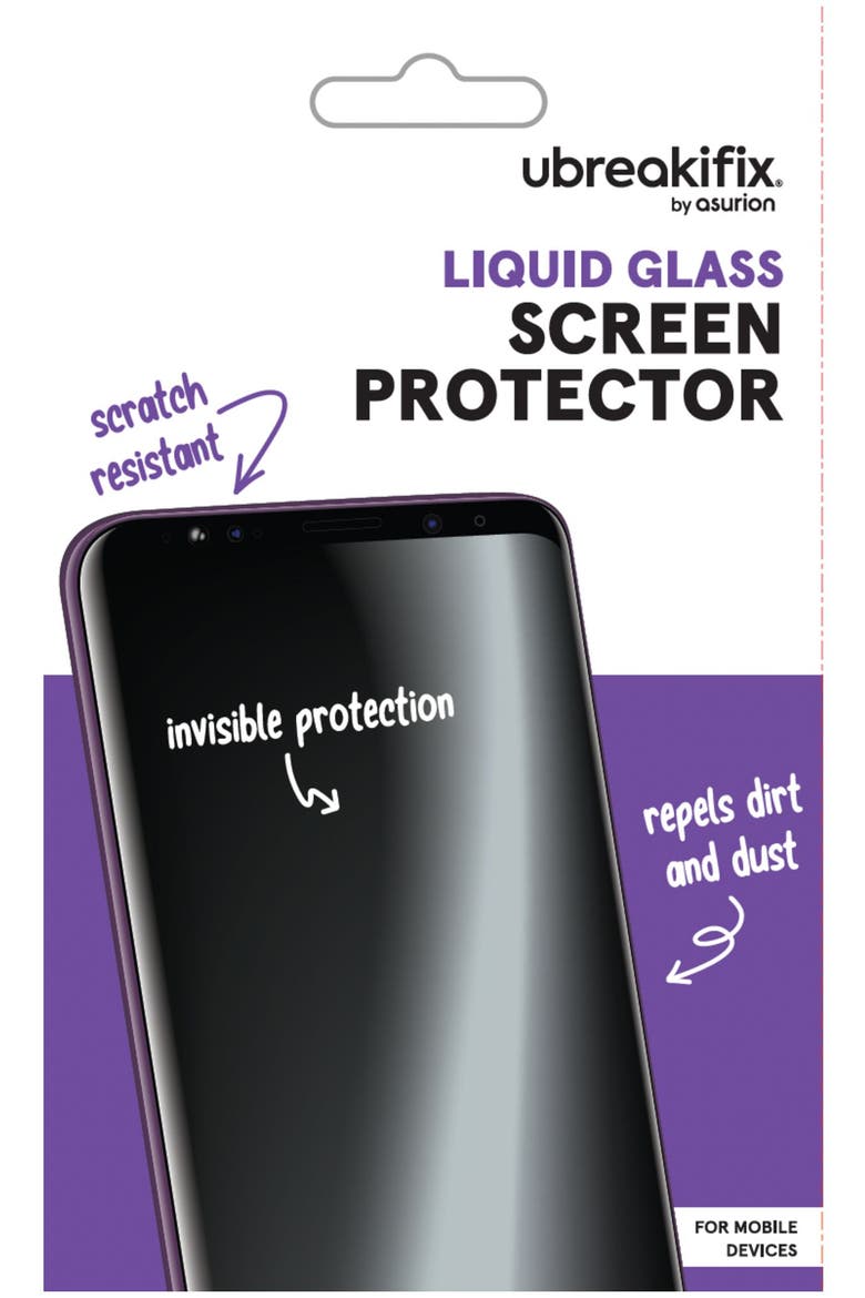 ubreakifix by Asurion Liquid Screen Protection, Main, color, Clear