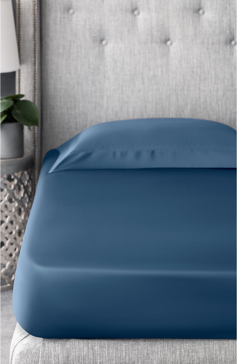 Togas Sensa flat sheet, Alternate, color, Blue