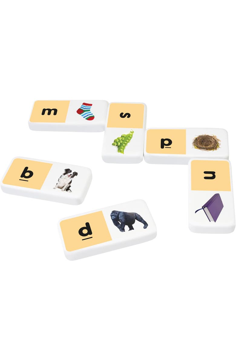 Junior Learning Beginning Sounds Dominoes, Alternate, color, Multicolored