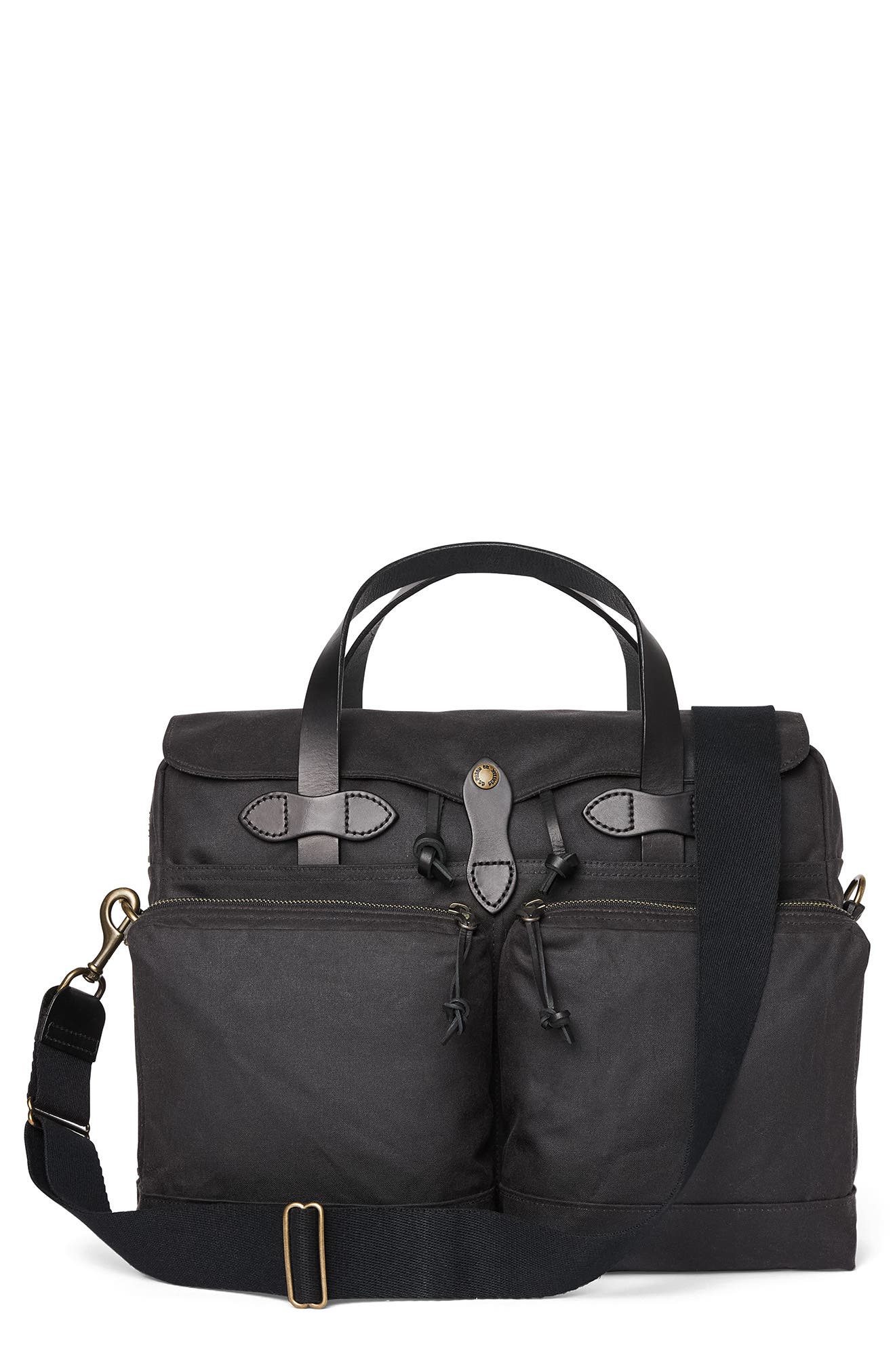 Filson '24 Hour' Tin Cloth Briefcase, Alternate, color, 