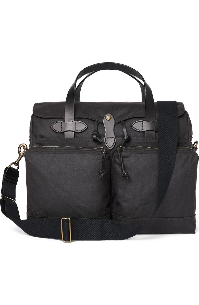 Filson '24 Hour' Tin Cloth Briefcase, Alternate, color,