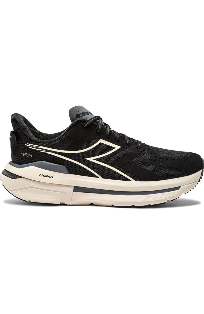 Diadora Cellula Sneaker, Main, color, Black/ Whisper White