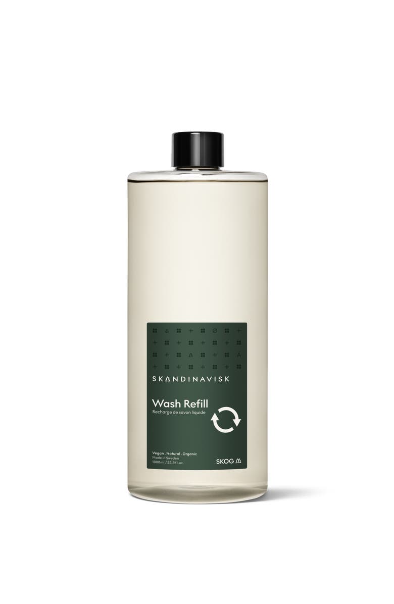 SKANDINAVISK Wash Refill SKOG 1L, Main, color, Green