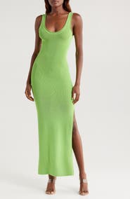 Good American Stretch Rib Maxi Dress