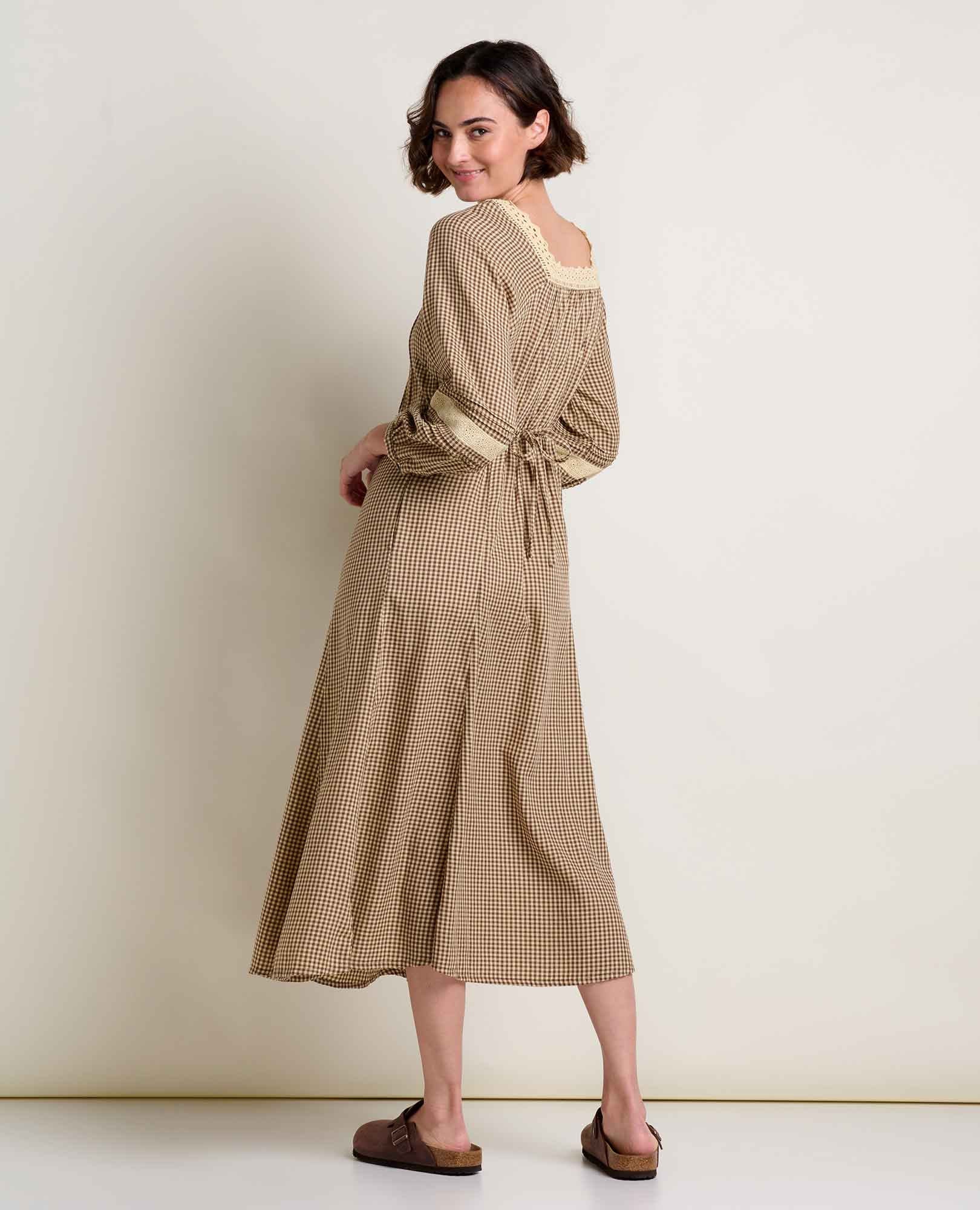 Manzana Square Neck Long Sleeve Dress - image 4