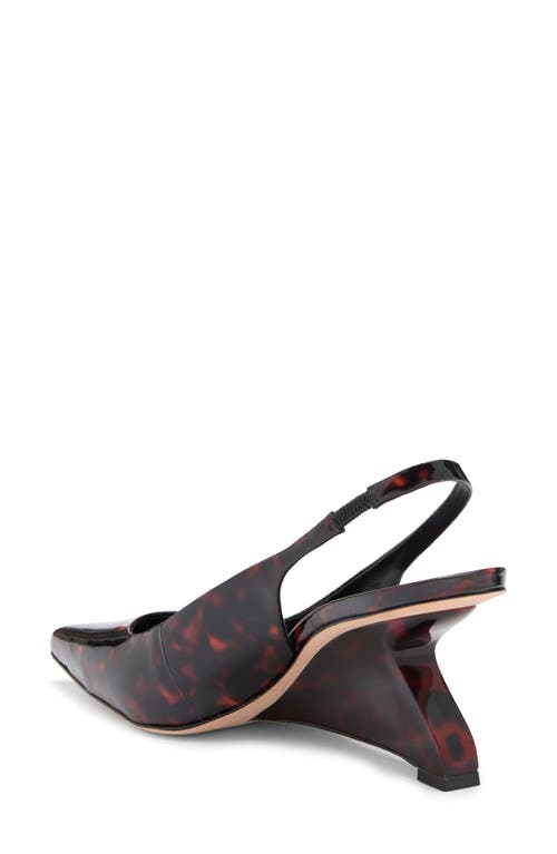 Reformation Westlyn Wedge Pump In Red