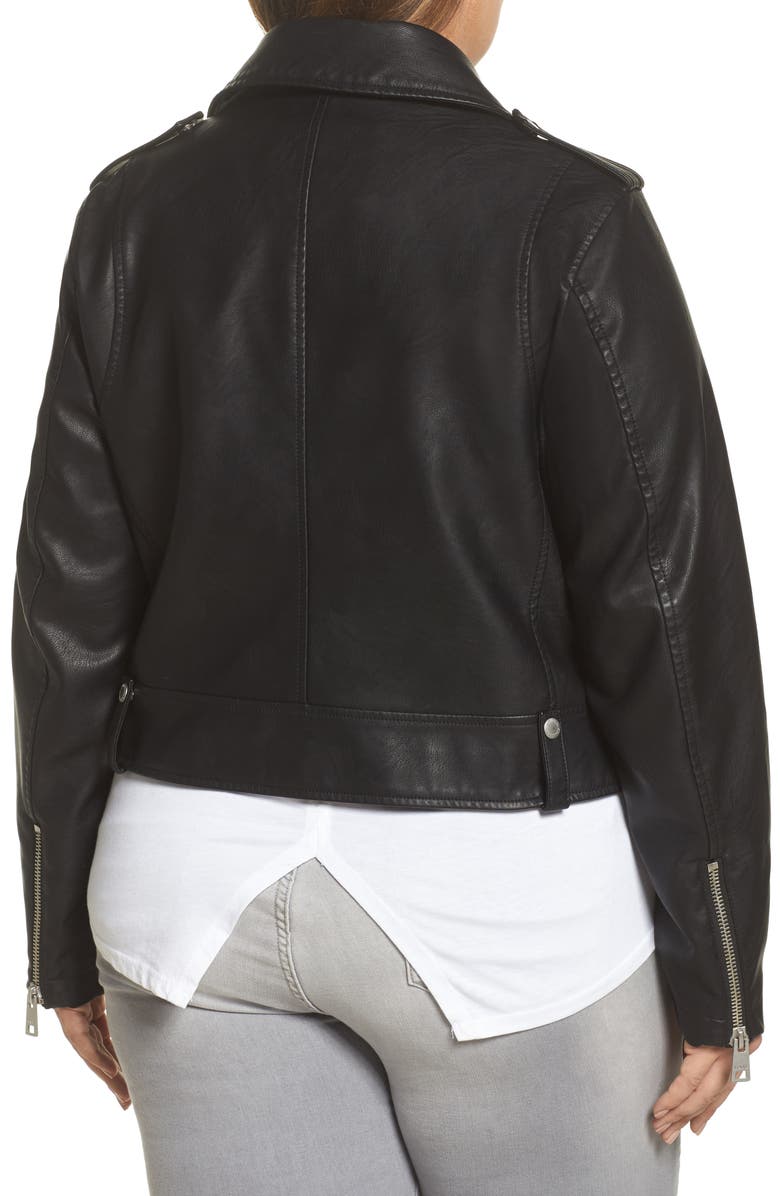 Levi's<sup>®</sup> Lamb Touch Faux Leather Moto Jacket, Alternate, color,