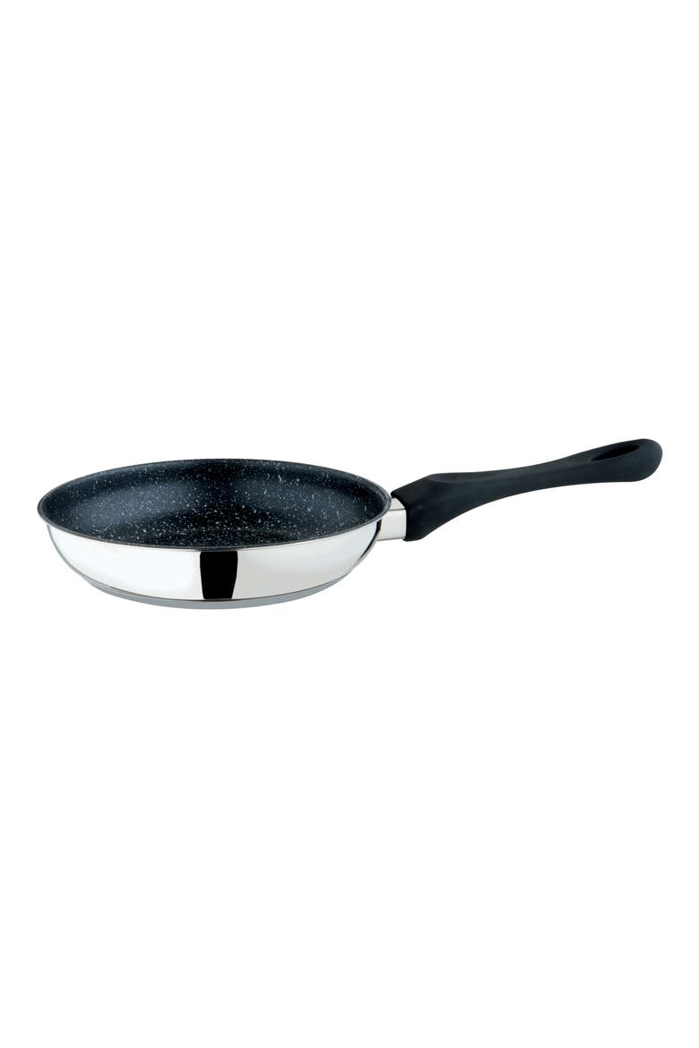 7.75 Inch Fantasia Stone Frying Pan, Main, color, BLACK