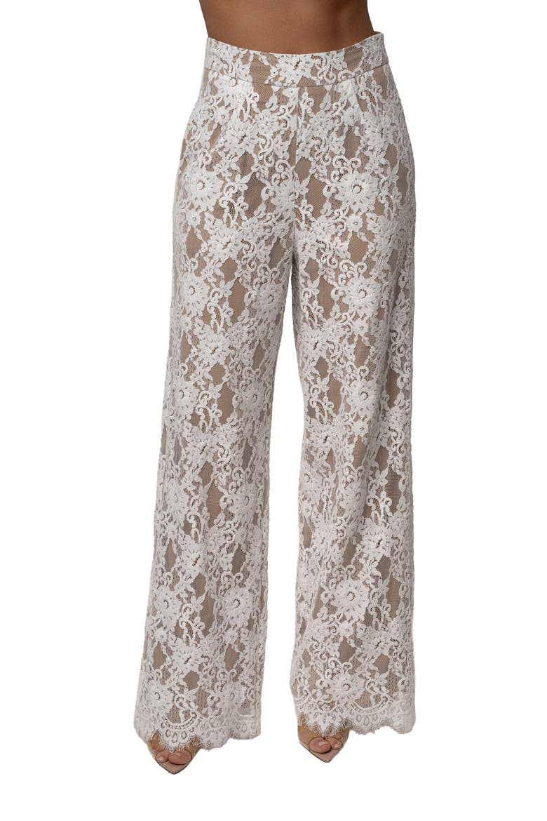 Forever Crush Lace Pant, Main, color, White
