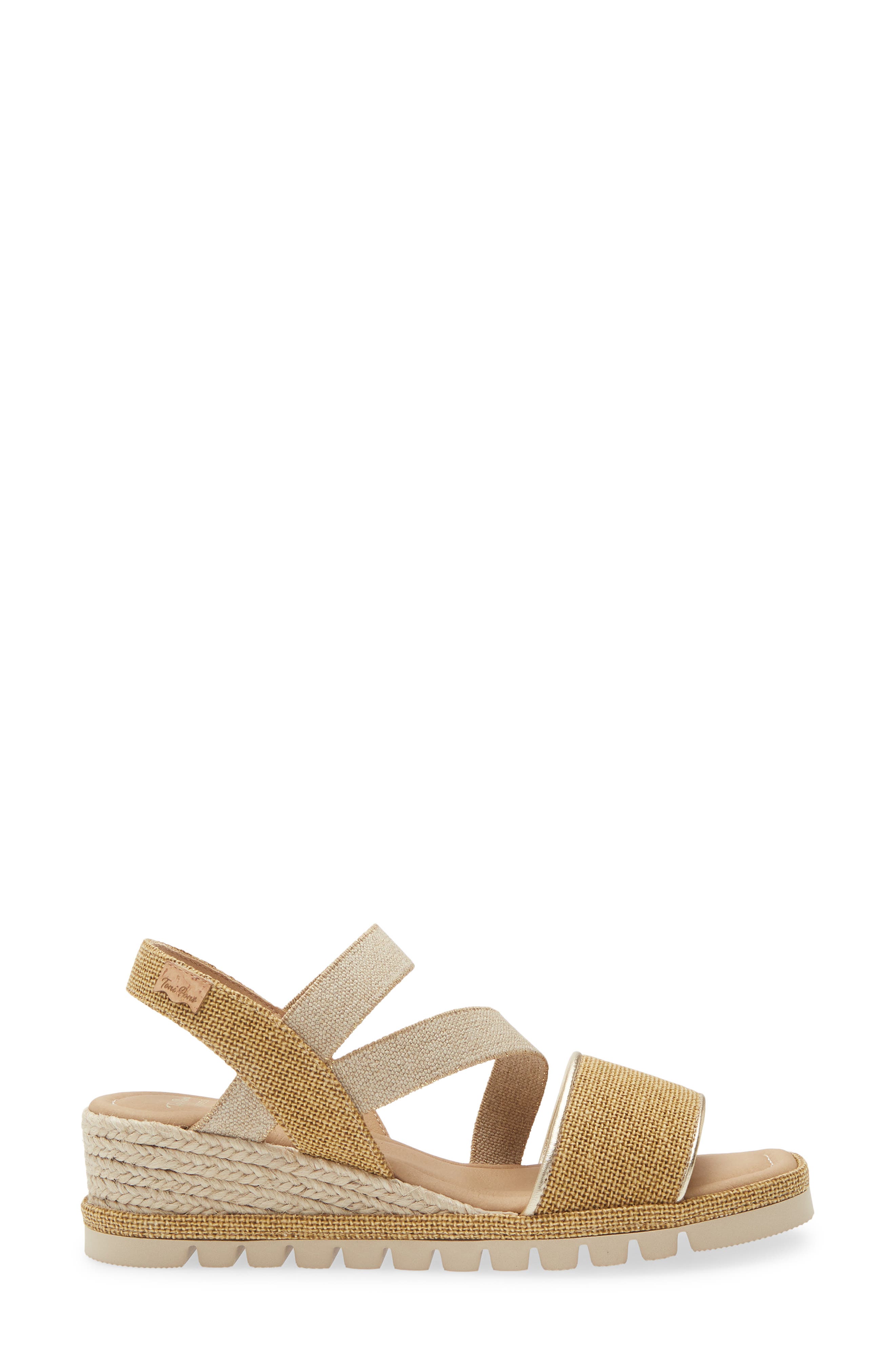 Oasis Slingback Wedge Sandal, Alternate, color, OCRE
