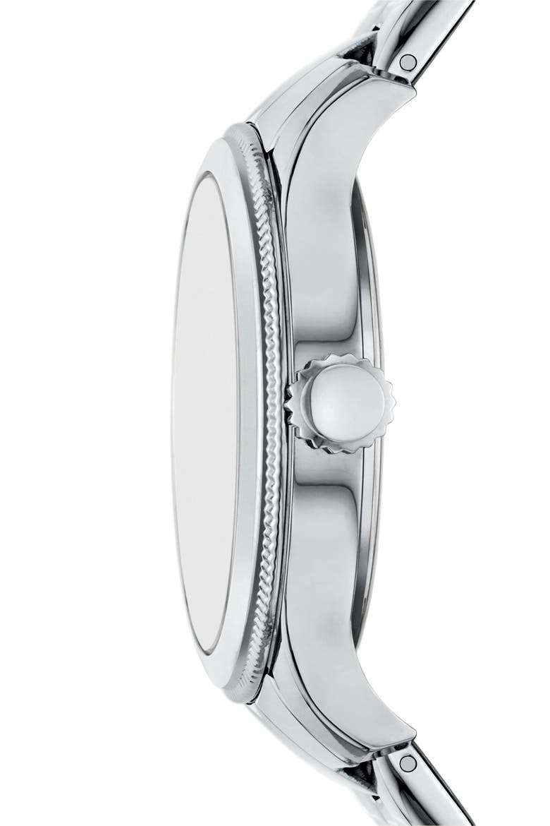 Brynn Chronograph Bracelet Watch, 38mm, Alternate, color, SILVER