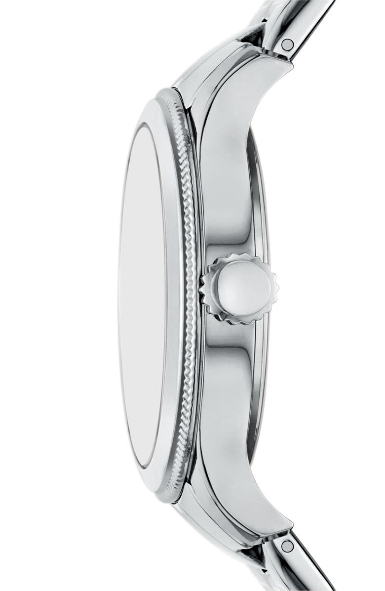 Fossil Brynn Chronograph Bracelet Watch, 38mm, Alternate, color, Silver