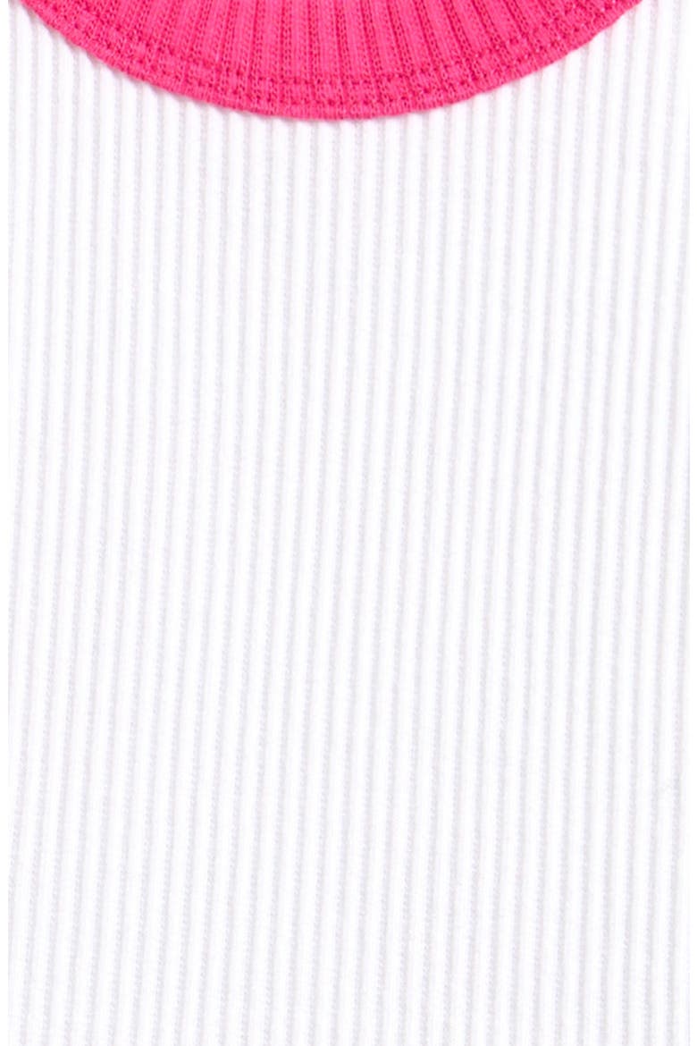 Kids' Rib Racerback Tank, Alternate, color, WHITE