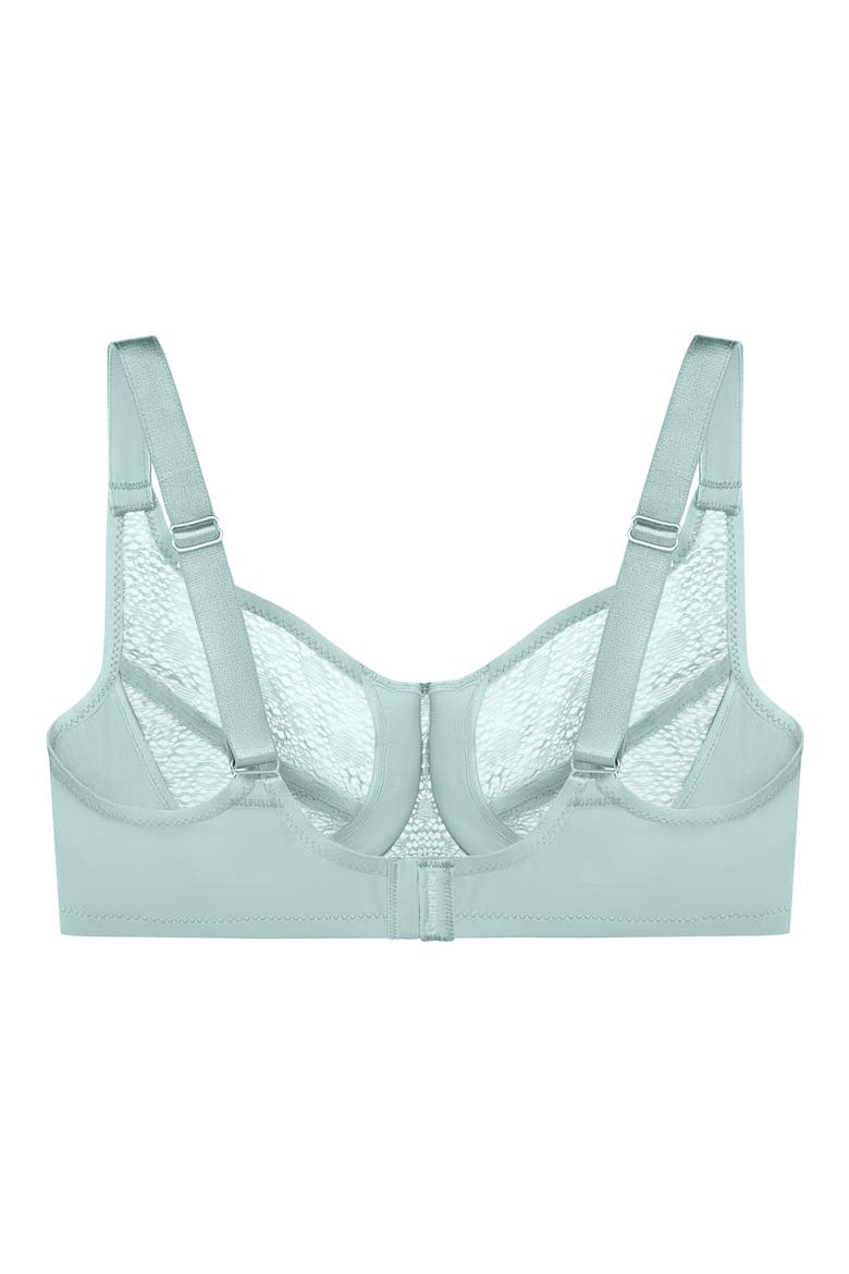 Full Figure Lace Underwire Bra, Alternate, color, JADE