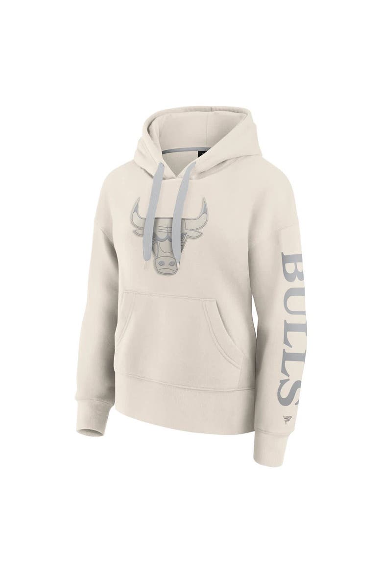 Women's Fanatics Cream Chicago Bulls Elements Next Pullover Hoodie, Alternate, color, Cream
