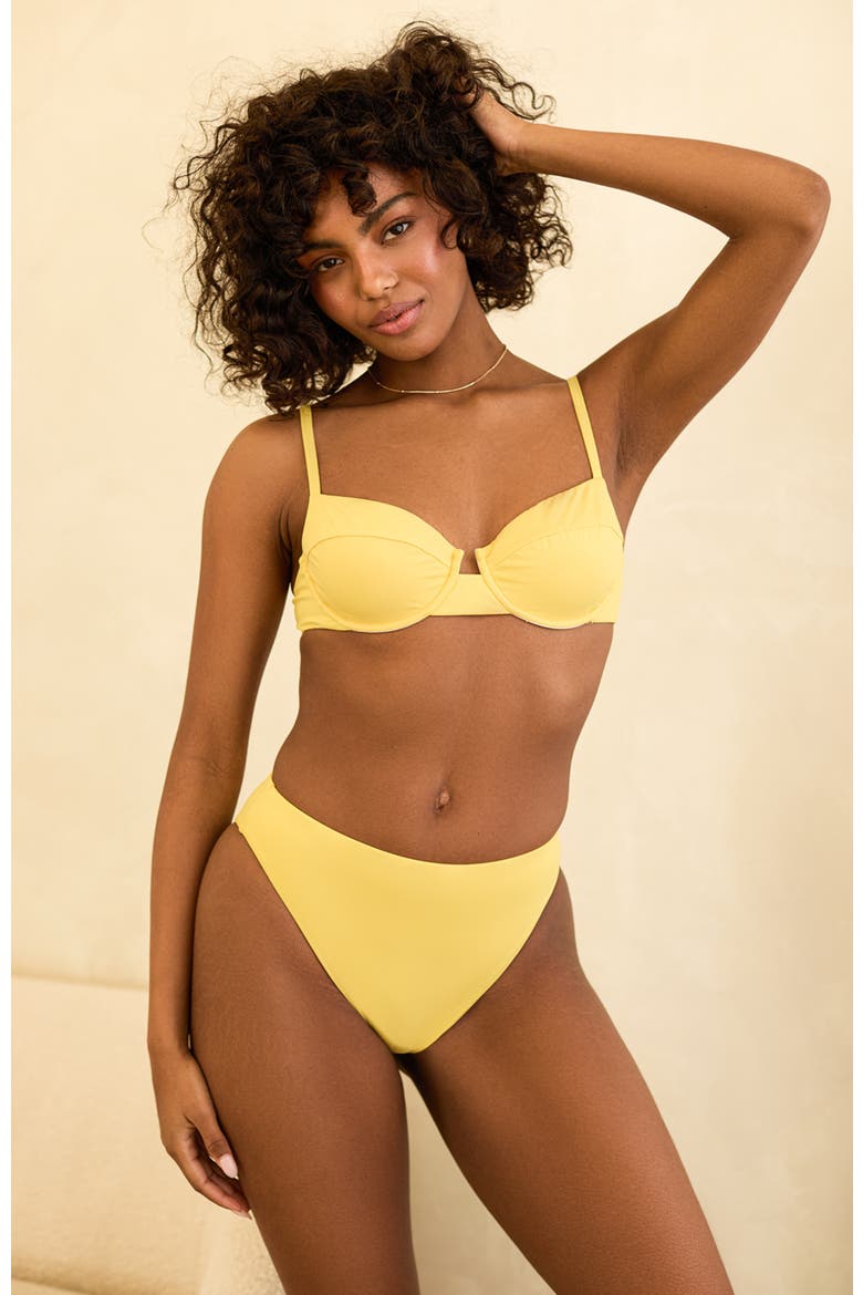 Gigi Underwire Bikini Top, Main, color, Sunshine