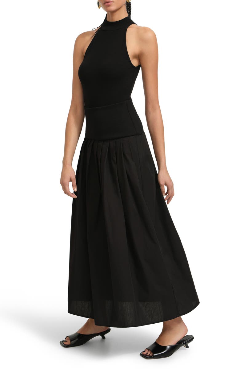 Marcella Doris Sleeveless Rib Bodysuit, Alternate, color, Black