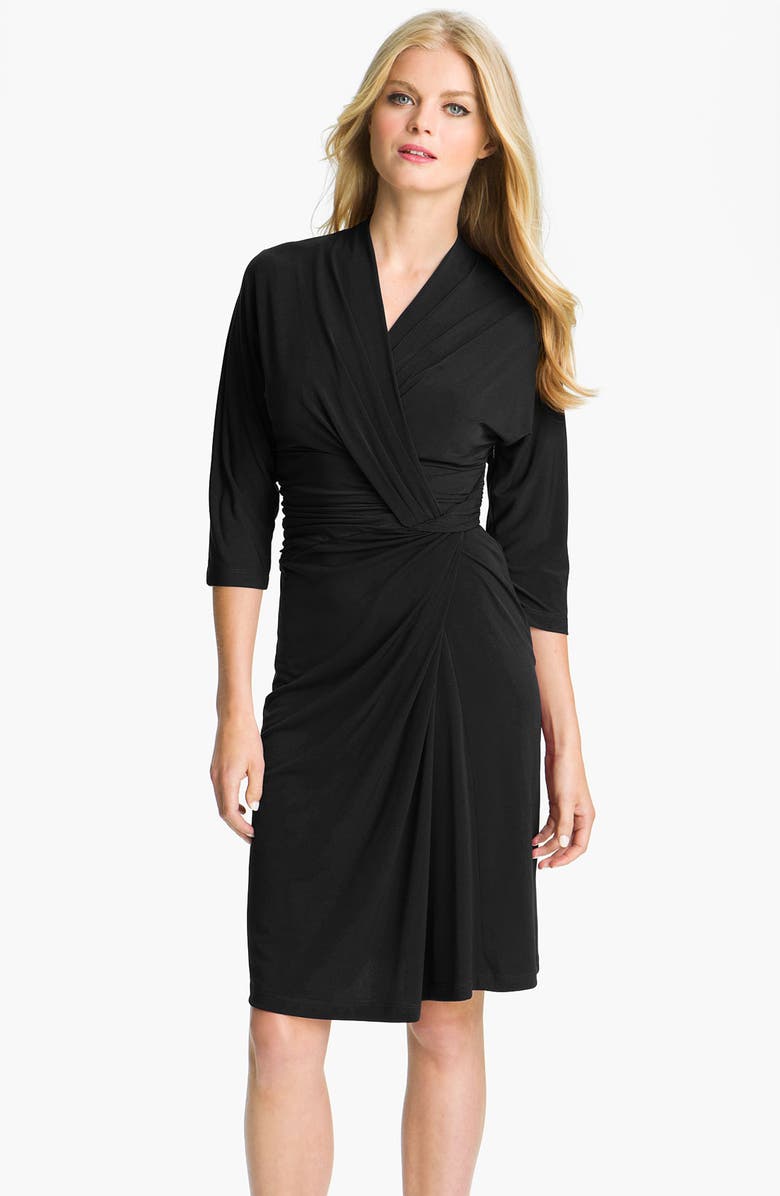 Suzi Chin for Maggy Boutique Surplice Jersey Dress, Main, color,