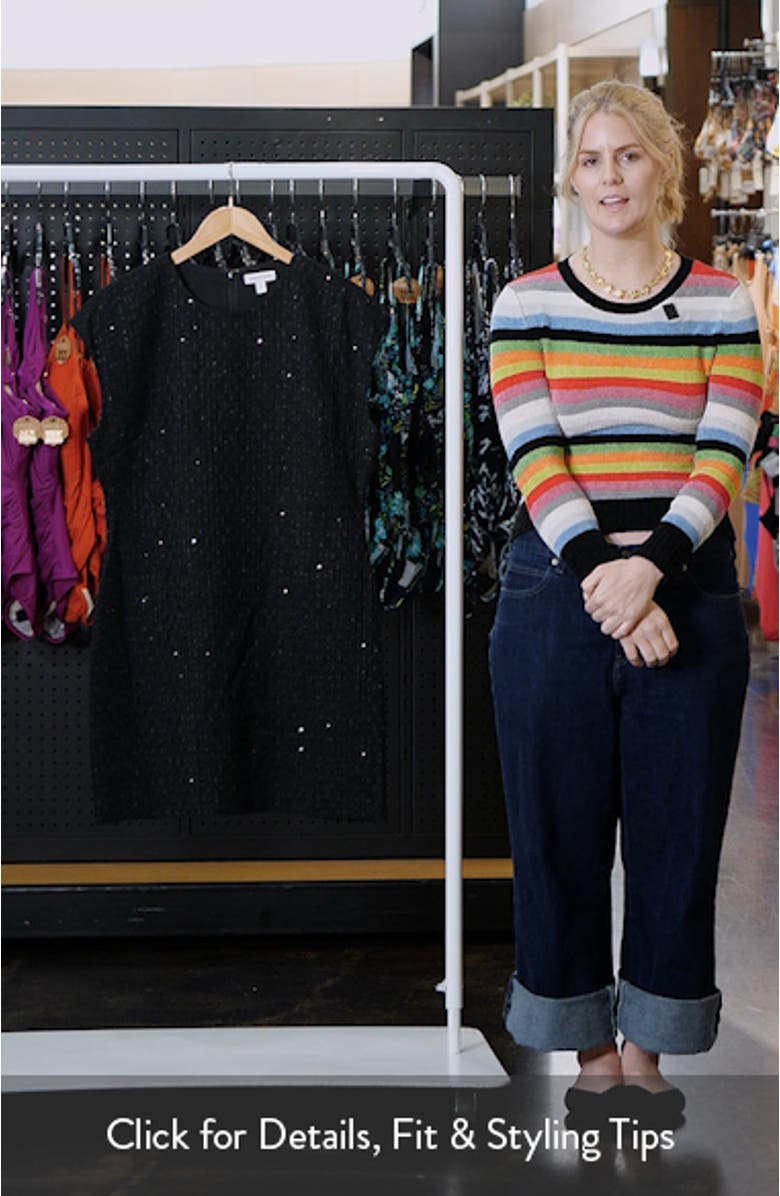 Collarless Bouclé Jacket