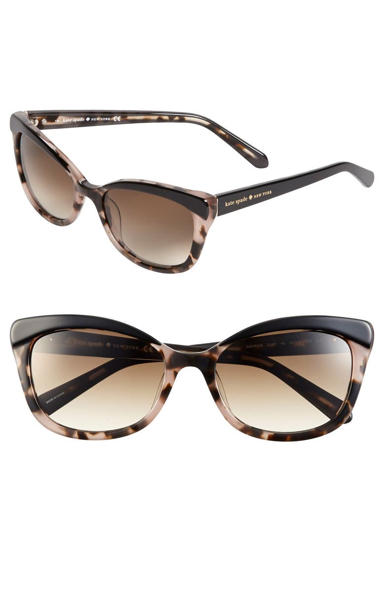 Kate Spade New York 'amaras' 55mm sunglasses, Main, color, 