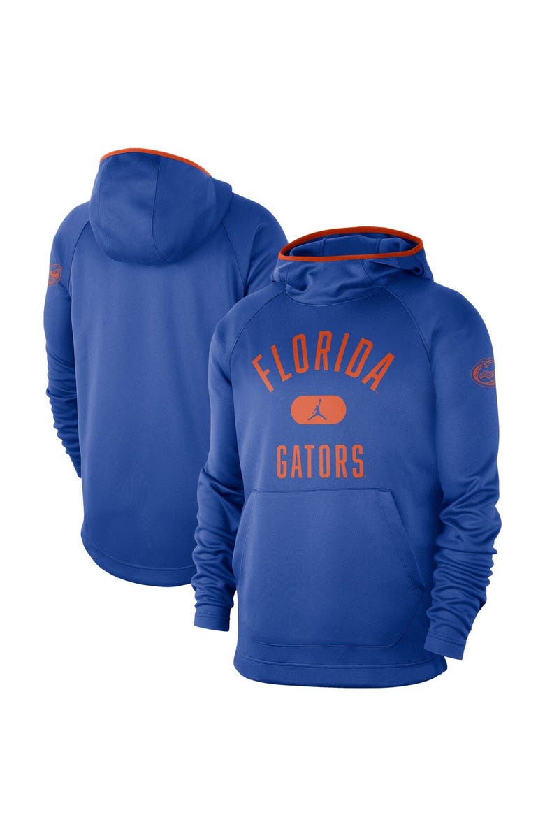 Jordan Brand Men's Jordan Brand Royal Florida Gators Basketball Spotlight Performance Raglan Pullover Hoodie, Main, color, 
