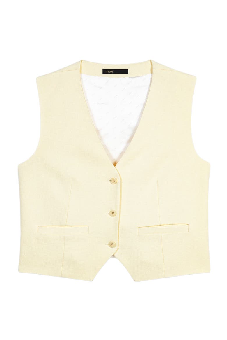 Tailored jacket, Alternate, color, Pale yellow