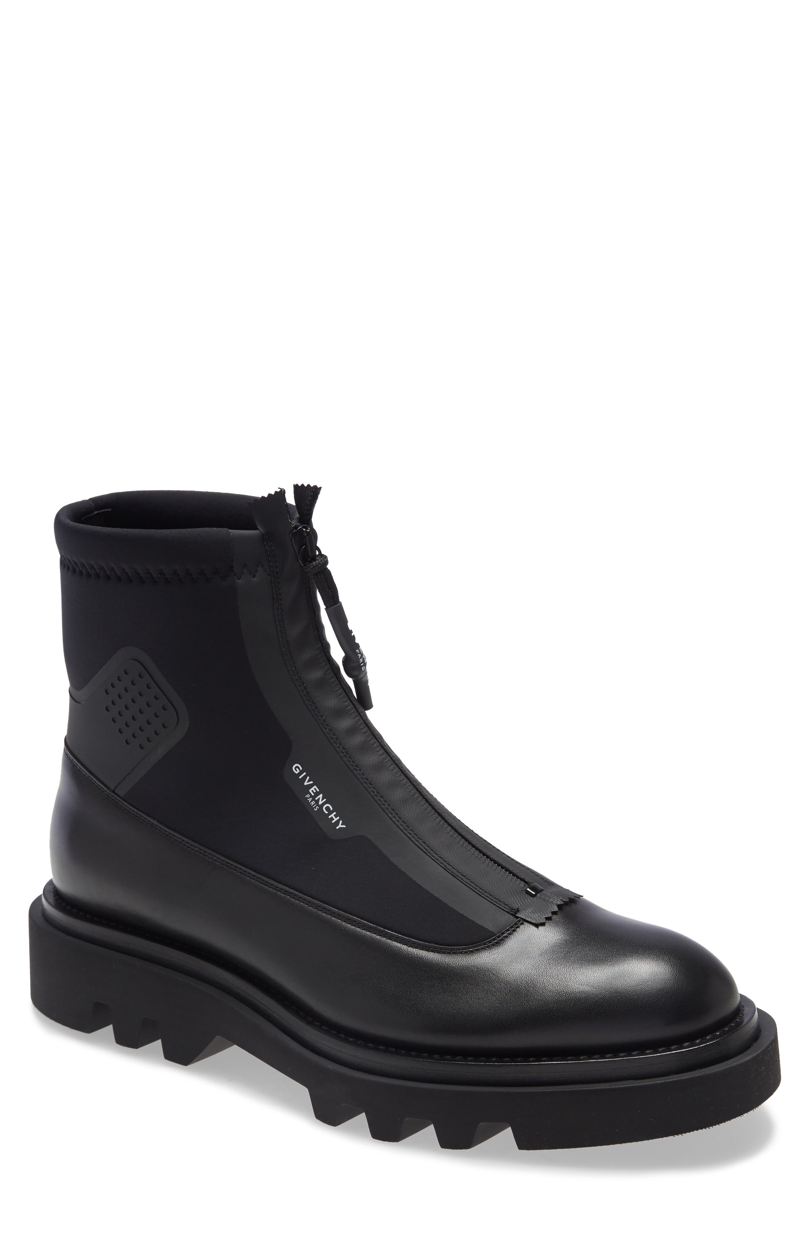 Givenchy Zip Combat Boot, Main, color, 